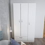 Hanah Home Armario Blanco 90x170x40 cm
