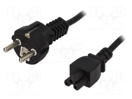 ESPE Cable de alimentación H03VV-F 1,8m CEE 7/7 a IEC C5