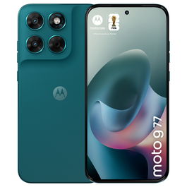 Motorola Moto G77 Smartphone 6.8" Extreme AMOLED 120Hz, 8GB RAM 256GB, Cámara 108MP, Batería 5200mAh, 5G, Android 16.0, Color Verde Shaded Spruce