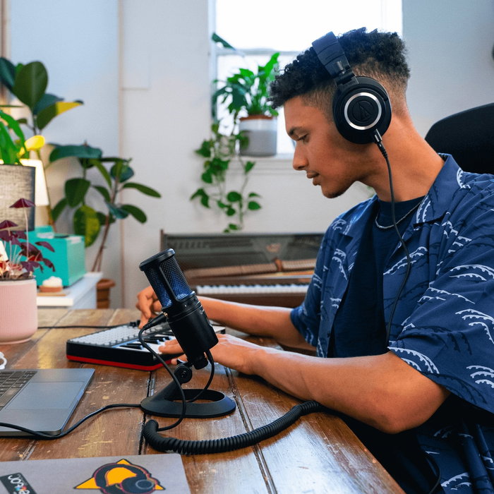 Audio-Technica AT2020USBX Micrófono Negro USB-C y Jack de 3,5 mm Audio-Technica AT2020USBX Micrófono Negro USB-C y Jack de 3,5 mm
