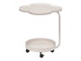 GIFTDECOR Mesa Auxiliar Doble Blanca
