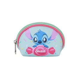 Karactermania Lilo y Stitch Monedero Oval Casual Cand 9x12x4,5cm Poliéster Azul