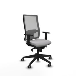 PIQUERAS Y CRESPO Silla de oficina Horna Gris con Mecanismo Sincro