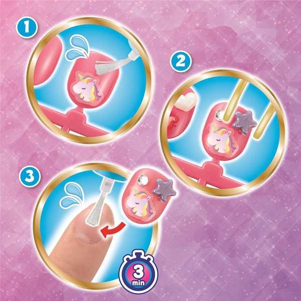 Epoch Estudio de Uñas Aquabeads con Más de 60 Diseños, 26x24x6 cm