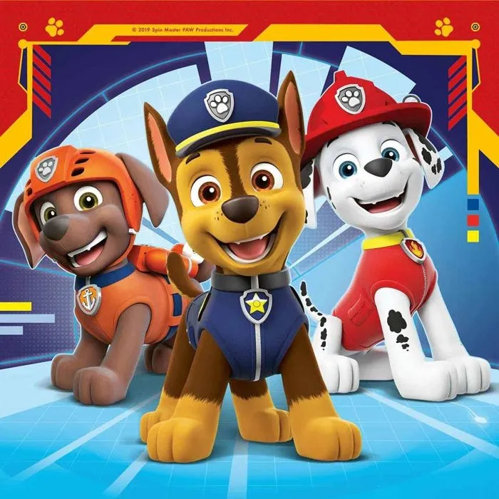 Ravensburger Rompecabezas de 3x49 piezas - Listo para rescatar / Paw Patrol