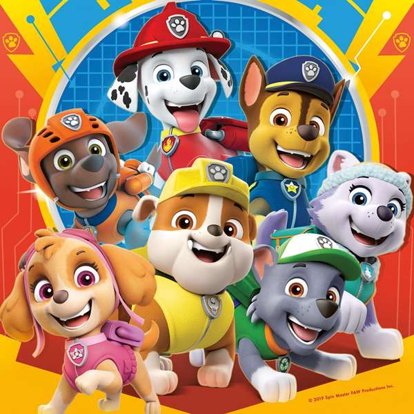 Ravensburger Puzzle Paw Patrol 3 en 1 - 3 Puzzles de 49 Piezas cada uno - Multilingüe (Español, Inglés, Francés, Alemán, Italiano, Neerlandés, Portugués)