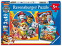 Ravensburger Puzzle Paw Patrol 3 en 1 - 3 Puzzles de 49 Piezas cada uno - Multilingüe (Español, Inglés, Francés, Alemán, Italiano, Neerlandés, Portugués)
