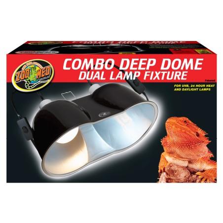 ZooMed Portalámparas Combo Deep Dome Dual Lamp