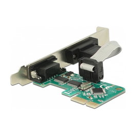 DeLOCK 89918 Tarjeta PCI Express x1 a 2 x Serie RS-232
