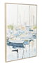 DKD Home Decor Cuadro Lienzo Veleros 90x3,8x120 cm, Pack de 2