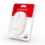 Gembird MUSW-4B-01-W Ratón de Oficina Ambidextro Blanco RF Inalámbrico 1600 DPI
