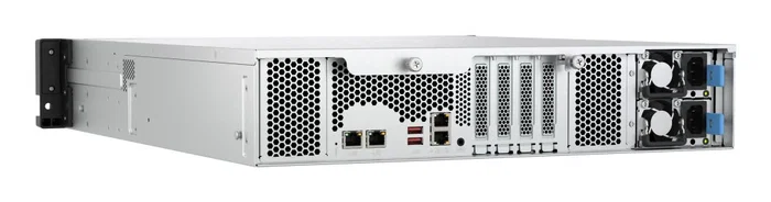 QNAP TS-h1277AXU-RP NAS Rack 2U 12 Bahías 3.5" SATA, AMD Ryzen™ 7 5800X, 32 GB DDR5, 2x10GbE + 2x2.5GbE, QuTS hero, Sin Discos