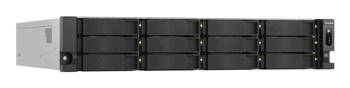 QNAP TS-h1277AXU-RP NAS Rack 2U 12 Bahías 3.5" SATA, AMD Ryzen™ 7 5800X, 32 GB DDR5, 2x10GbE + 2x2.5GbE, QuTS hero, Sin Discos