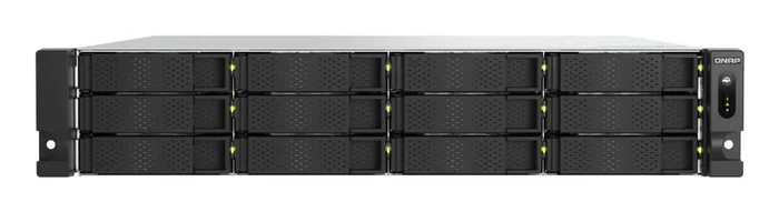 QNAP TS-h1277AXU-RP NAS Rack 2U 12 Bahías 3.5" SATA, AMD Ryzen™ 7 5800X, 32 GB DDR5, 2x10GbE + 2x2.5GbE, QuTS hero, Sin Discos