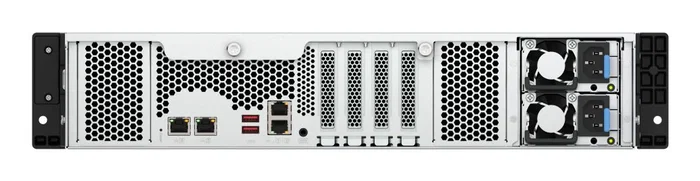 QNAP TS-h1277AXU-RP NAS Rack 2U 12 Bahías 3.5" SATA, AMD Ryzen™ 7 5800X, 32 GB DDR5, 2x10GbE + 2x2.5GbE, QuTS hero, Sin Discos