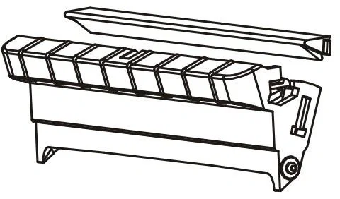 Zebra P1027135-044 Kit Front Bezel Dispenser Zebra P1027135-044 Kit Front Bezel Dispenser