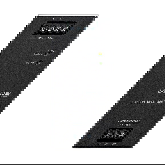 LANCOM DPSU-480/55 Fuente de Alimentación 480W 100-240V para Rack DIN, Compatible con IGS-3510XUP y otros Switches