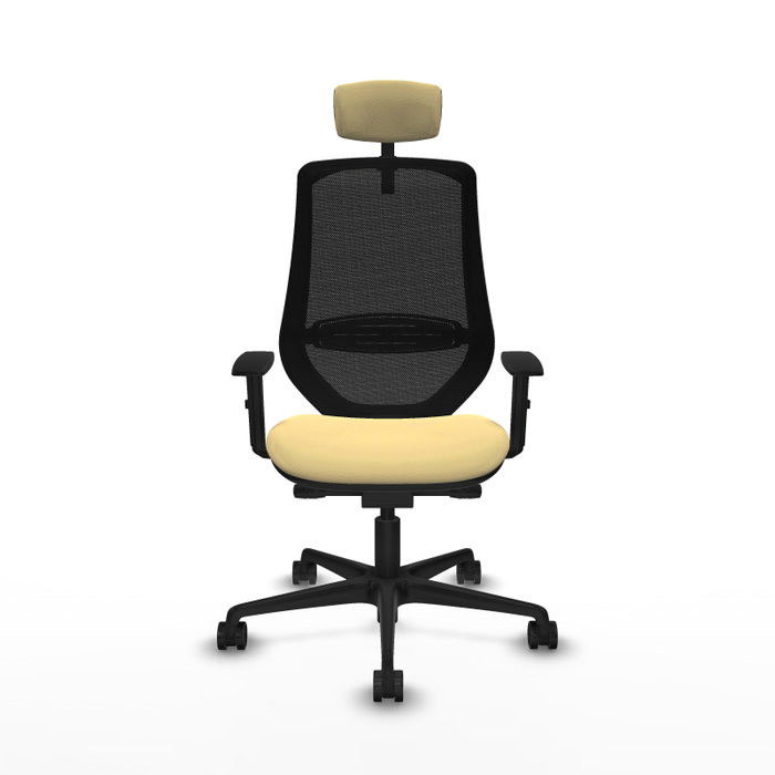 PIQUERAS Y CRESPO Silla de oficina Mardos con mecanismo Sincro/Traslack, Crema y Negro PIQUERAS Y CRESPO Silla de oficina Mardos con mecanismo Sincro/Traslack, Crema y Negro