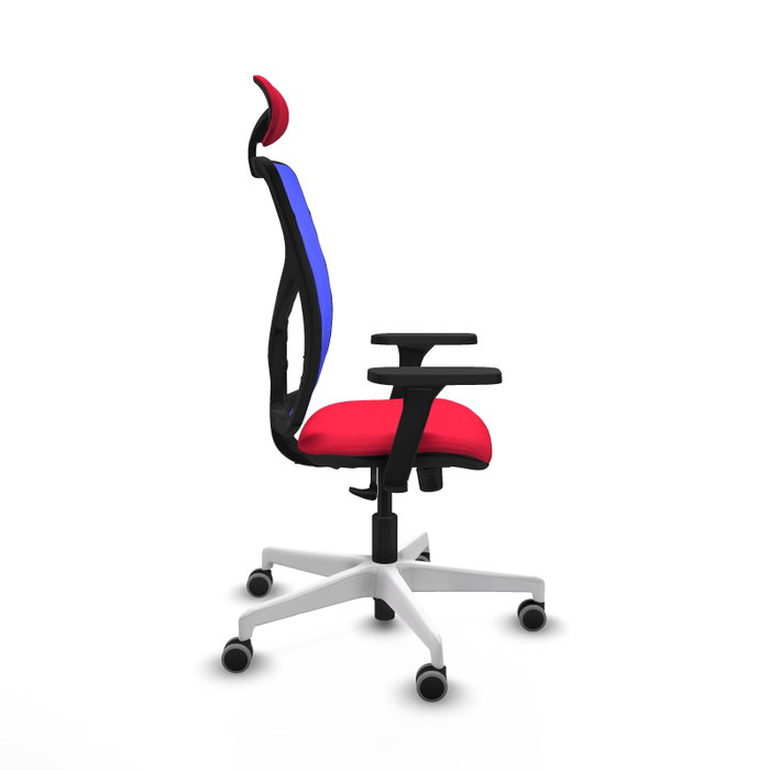 PIQUERAS Y CRESPO Silla de oficina Motilla con mecanismo Sincro, Rojo y Azul PIQUERAS Y CRESPO Silla de oficina Motilla con mecanismo Sincro, Rojo y Azul