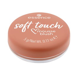 Essence Soft Touch Colorete Mousse #10 Cozy Clay 5g - Rubor en Mousse de Acabado en Polvo, Tono Nude Mate