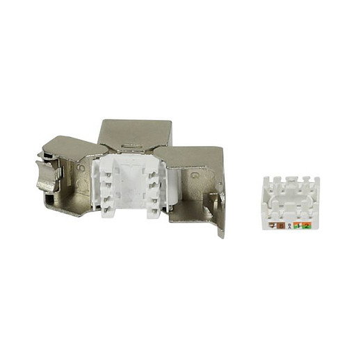 Synergy21 Módulo Keystone CAT6A RJ45 500MHz con abrazadera de cable Synergy21 Módulo Keystone CAT6A RJ45 500MHz con abrazadera de cable