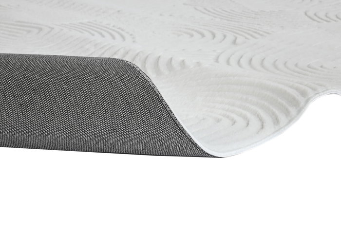 DKD Home Decor Alfombra de Poliéster Antideslizante 200x300 cm Crudo