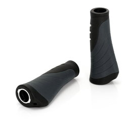 XLC Puños Ergonomic GR-S04 - 3 Componentes, Amortiguadores, PVC, 135 mm