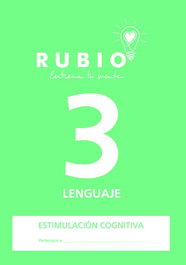 RUBIO Cuaderno A4 Estimulación Cognitiva Lenguaje Nº 3 (Deterioro cognitivo moderado-grave)