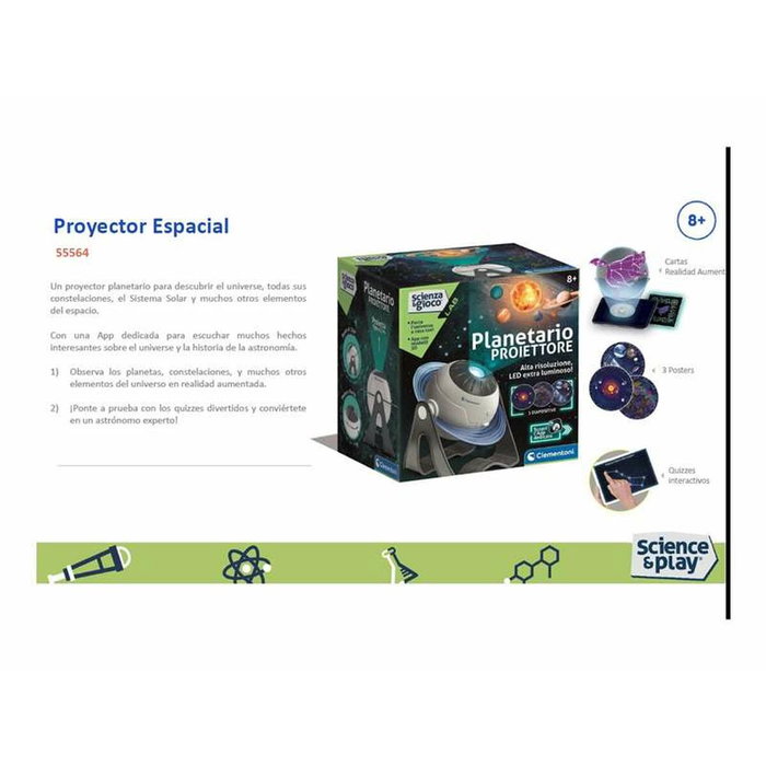 Clementoni Planetario Proyector Espacial con App