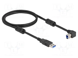 DeLOCK Cable USB 5 Gbps Tipo-A a Tipo-B 90° izquierda 1 m