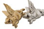 DKD Home Decor Decoración de Pared Porcelana Cerdito Volador 15x7x13 cm
