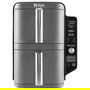 Ninja SL400EU Double Stack XL 9.5L Freidora de Aire Caliente, Color Negro/Plateado