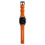 Nomad Rugged Strap Ultra Orange Connector Black 42/44/45/49mm