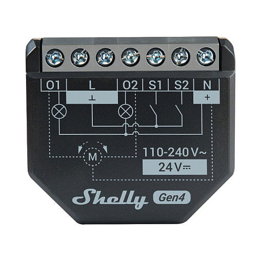 Shelly 2PM Gen4 2er Pack Actuador para estores/persianas 2 canales