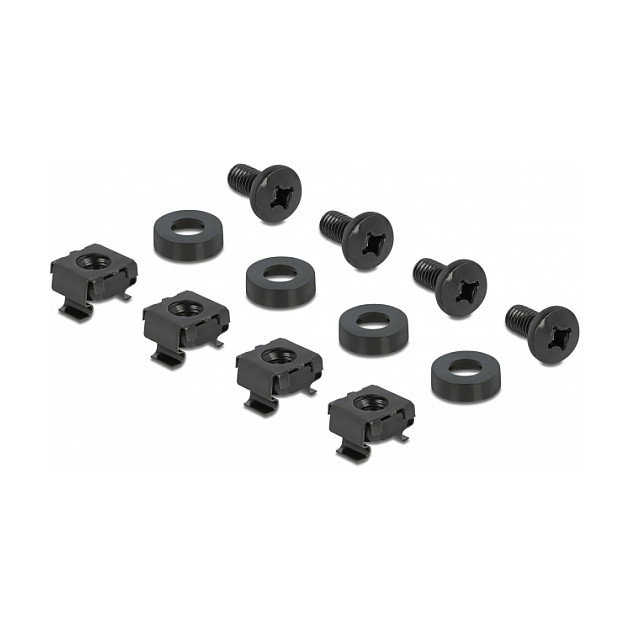 DeLOCK Panel de riel DIN 10″ 2U Negro DeLOCK Panel de riel DIN 10″ 2U Negro