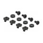 DeLOCK Panel de riel DIN 10″ 2U Negro