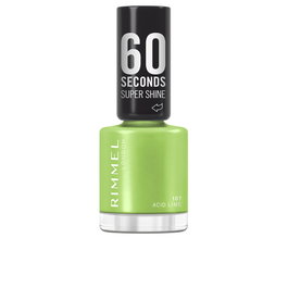 RIMMEL LONDON Esmalte de Uñas 60 Seconds Super Shine Color #107, Secado Rápido, Acabado Brillante, 8 ml