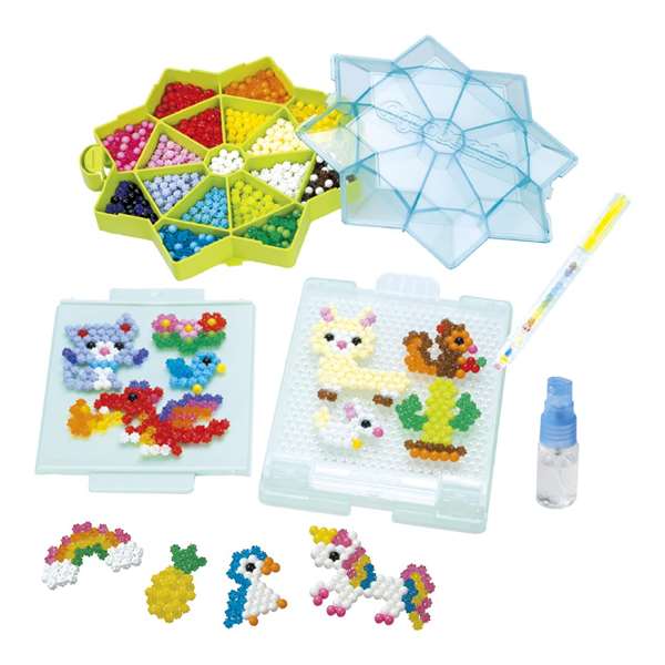 Epoch Estuche de Abalorios Estrella Aquabeads con Más de 1000 Abalorios de Diferentes Colores