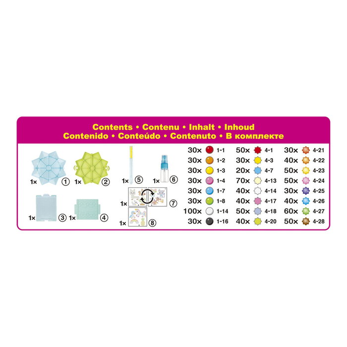 Aquabeads Estuche de abalorios Estrella con FlipTray y bolígrafo experto