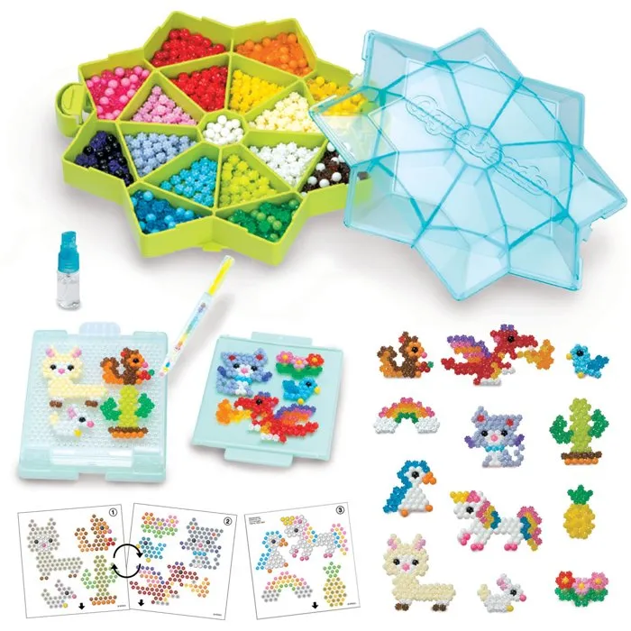 Aquabeads Estuche de abalorios Estrella con FlipTray y bolígrafo experto
