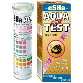 Nayeco AQUA QUICK TEST Tiras reactivas para acuario de agua dulce