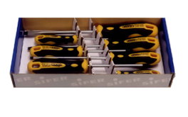 SIFER Juego de 7 Destornilladores Bocas Plana/Recta/PH 531510