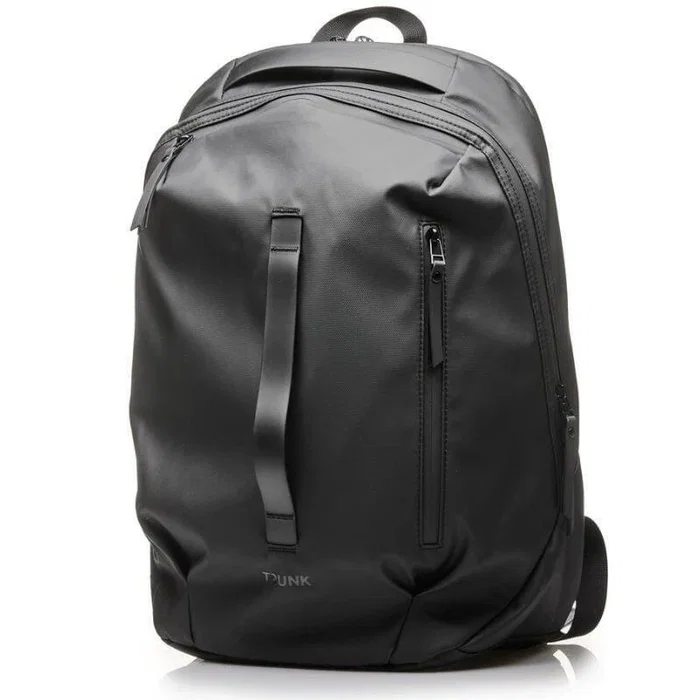 Trunk Mochila de Viaje Backpack Negra con Compartimento para Laptop hasta 15.6', Impermeable, Múltiples Bolsillos, Correa para Maleta