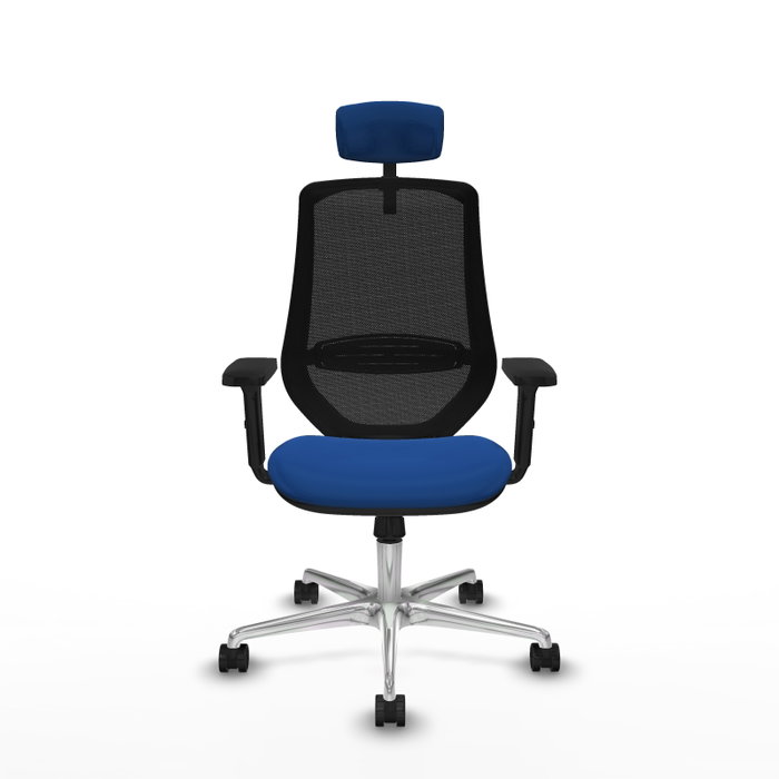 PIQUERAS Y CRESPO Silla de oficina Mardos con mecanismo Sincro, Azul y Negro PIQUERAS Y CRESPO Silla de oficina Mardos con mecanismo Sincro, Azul y Negro