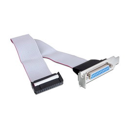 DeLOCK Cable Paralelo Plano Macho-Macho 0.22 m para 1 Dispositivo