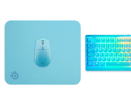 SteelSeries Alfombrilla para Ratón QcK - Color Aguamarina