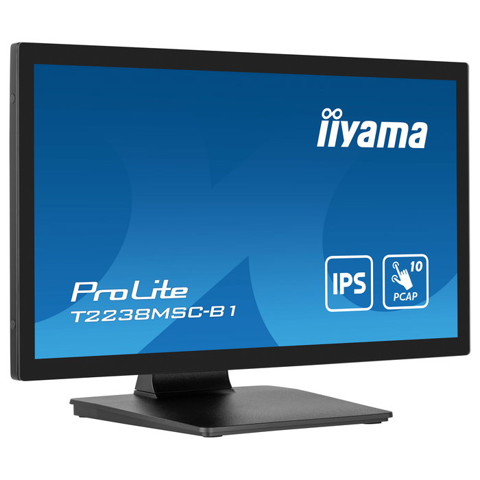 Iiyama T2238MSC-B1 Monitor táctil de 54.5 cm (21.5") 16:9 con M-Touch, HDMI, DisplayPort y USB - Retail