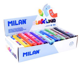 Milan Plastilinas de colores 150 g, 10 uds, expositor