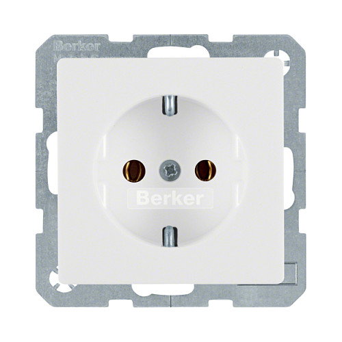 Berker Q.1 47436089 Enchufe SCHUKO Tipo F Blanco, 250V 16A, 50-60Hz, Carcasa de Duroplast y Plástico, para Interruptor Berker Q.1 47436089 Enchufe SCHUKO Tipo F Blanco, 250V 16A, 50-60Hz, Carcasa de Duroplast y Plástico, para Interruptor