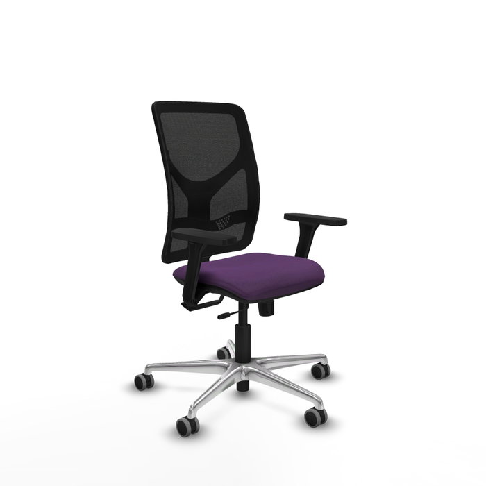 PIQUERAS Y CRESPO Silla de oficina Motilla con mecanismo Sincro/Traslack, Morado y Negro PIQUERAS Y CRESPO Silla de oficina Motilla con mecanismo Sincro/Traslack, Morado y Negro